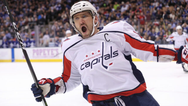 Александр Овечкин в погоне за Халлом. 735-й гол в НХЛ. Видео