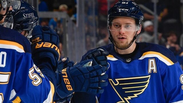 Гол и пас Тарасенко не спасли «Сент-Луис» от поражения «Колорадо»