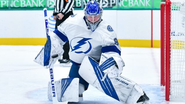 «Тампа-Бэй» выиграла пятый матч подряд. Василевский отразил 35 бросков