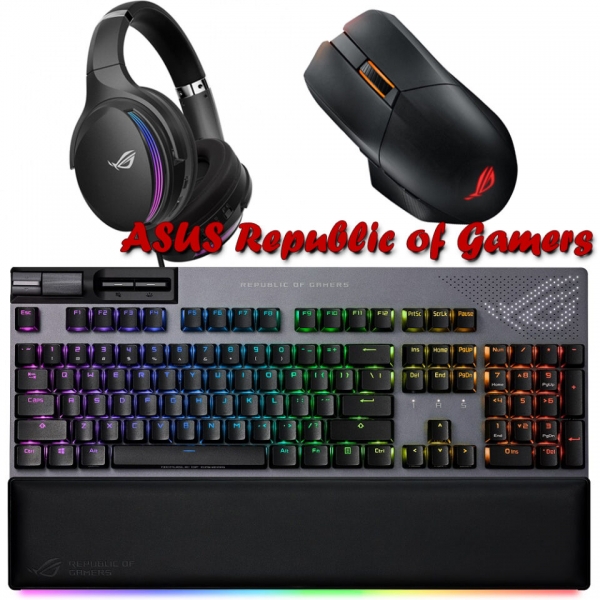 ASUS Republic of Gamers представляет передовую игровую периферию на выставке CES 2022