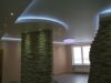 Установка натяжных потолков с подсветкой