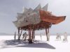 На фестивале Burning Man выставят «противотанкового» ежа от Украины: фото
