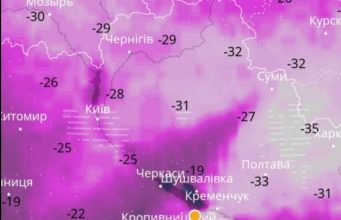 Арктический удар: в Украину надвигаются морозы до -35 °C